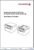 Xerox M115b M115f M115f M115W M115fw M115z M118w M118z Repair Manual