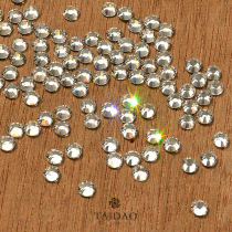 Taiwan Island new one hot drill flat drill flash stick drill AB color round rhinestone glass drill DIY material paste