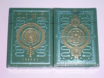 Original import in the United States SINS Corpus Playing Cards Green Poker