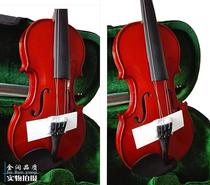 Bright light all solid wood practice violin examination popular Piano Red 4 43 41 21 41 81 101 16