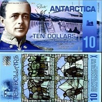 Antarctic banknotes 10 yuan plastic banknotes 10 dollars Penguin plastic banknotes new Fidelity