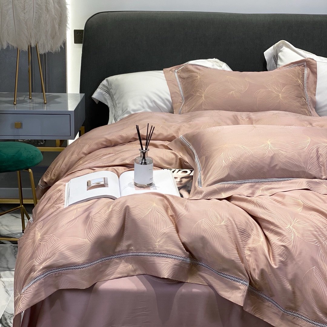 Japan Buy J Spring Forest 80 Imports Lan Essence Silk Color Weave Jacquard four pieces of light extravagant and minimalist