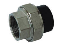 pe water pipe joint pipe fitting PE inner wire connection PE movable joint PE inner tooth continuous copper thickening 20-63