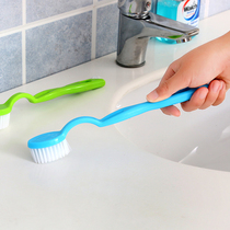 Long handle double-headed shoe brush shoes brush cloth shoe brush inside cleaning brush shoe brush nylon plastic brush decontamination brush