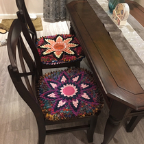 Thai cotton cushion cushion breathable fabric futon sofa Car cushion square cushion Southeast Asian home accessories