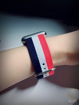 apple watch4 watch strap nylon watch1 2 3 fashion sports canvas S4 apple woven strap female