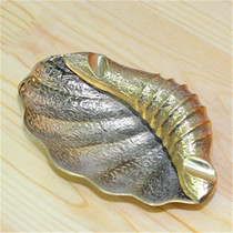 Pakistan handicrafts bronze copper shell ashtray home furnishings high-grade gift DT114