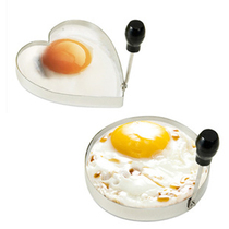 DIY mold Heart-shaped omelette round omelette Stainless steel omelette mold Biscuit grinder Creative breakfast