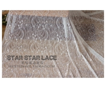 Wide 1 5 m European Lace Embroidery Hollowed-out Mesh Fabric Clothing Slats Undershirt Curtain Wedding background fabric