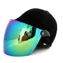 AK Aikai helmet Mens and womens electric car protective hat Battery car helmet four seasons summer helmet Velvet helmet Equestrian half helmet