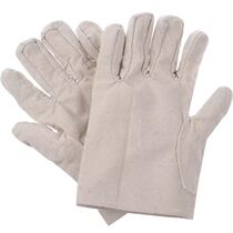 Ju Xianghong canvas gloves Labor insurance double-layer thickened wear-resistant welder welding machine repair protective cloth gloves