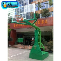 Mobile standard hydraulic basketball rack imitation hydraulic basketball rack adult basketball rack outdoor outdoor school basketball rack