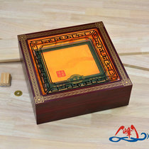 Yunfeng pattern Black wolfberry maca packaging box wooden box gift box high-grade wholesale Black wolfberry gift box