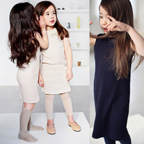 2 free summer Rainbow bus childrens babys princess dress dress pure chrome cotton sling skirt