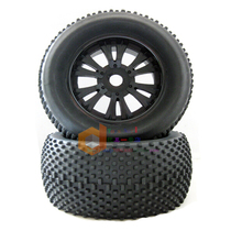 1 8 off-road vehicle tires changed to big feet special 140MM truck tires off-road big foot tires model tires