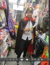 Shanghai City Temple Halloween Costume Adult Black Red Beatles Pirate Hand - hood Gun