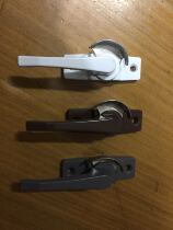 Small handle for a crescent lock aluminum alloy with a small handle