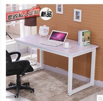 Computer desk Steel wood desk Childrens writing desk Computer desk Simple use desk to assemble rectangular table