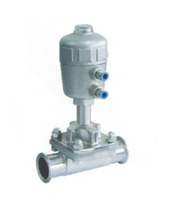 All stainless steel pneumatic quick-loading diaphragm valve domestic single-membrane polishing Baode type pneumatic head 316L