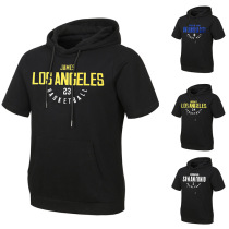 Summer training suit T-shirt short sleeve hoodie sportswear jersey cotton basketball hoodie fitness appearance suit sports pullover