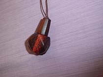 Indian small leaf red sandalwood old wood octagonal bead Tibetan Buddha head tee (sold and ordered)