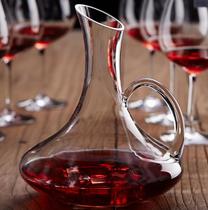 Crystal glass with handlebar beveled fast red White Wine Wine decanter split wine bottle red wine bottle home