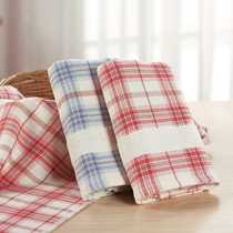 Super soft Scottish cloth towel Foreign trade cotton face towel couple models absorbent and not faded comprehensive face towel
