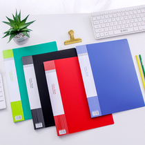 Information book A4 document clip multi-layer page insert bag students use 60 100 pages transparent sheet music clip collection