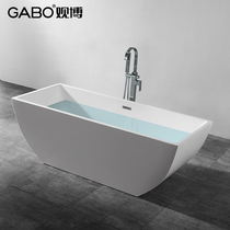 QC Watch Boo GABO Home Acrylic Bathtub Small Family Type 1 5 m Independent tub Bath Vat 6814