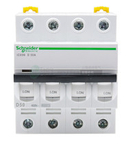 Original dress Schneider (Tianjin) IC65N 4P D50A three-phase four-wire breaker A9F19450