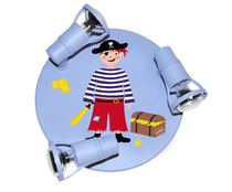 Germanys Waldi Leuchten childrens house suck top light 652220 pirate career