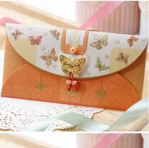 South Koreas original imported horizontal cards and flowers are sent together.