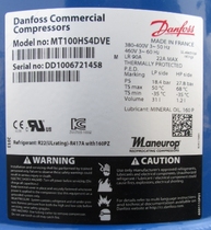 MT100HS4DVE original fit 8P FRENCH MERY Compressors Plant Cold Water Cold Storage Cryogenic Equipment Accessories