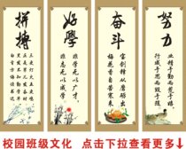 Famous quotes classroom wall stickers class decoration culture construction aphorism aphorism High School inspirational slogan