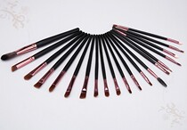 Single makeup brush with makeup brush professional makeup brush portable short pole makeup brush