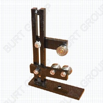 Steel plate woodworking lathe center frame
