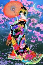 Out of print spot Japan imported EPOCH puzzle spring generation series Sakura Flower 1000 pieces (Japanese version)