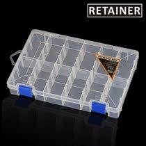 Ruimeituo thickened transparent LEGO sorting box bead box multi-grid movable parts Box storage box