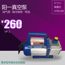 Yang-one vacuum pump VP-1 VP-2 refrigeration maintenance rotary vane vacuum pump portable pump with oil VP-3