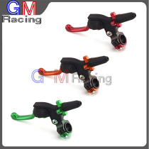 Off-road motorcycle modified OTOM 360 degree aluminum alloy 4-way anti-fall folding clutch handle labor-saving clutch handle