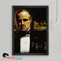 Godfather Marlon Brando Poster Simple Living Room Study Bedroom Cafe Frame Decorative Painting