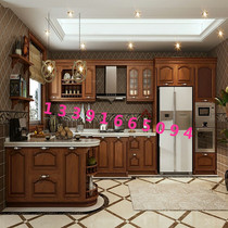 Beijing overall cabinet custom kitchen cabinets custom cabinets European modern custom cabinets solid wood quartz stone