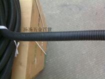 Black plastic bellows wear tube protective tube cable protective sheath PE hose PE hose threading bellows