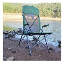 High backrest outdoor leisure beach chair net gauze self driving travel chair high backrest fishing chair outdoor folding chair