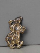 Old silver gilt fairy shape vivid and vivid suitable for collection diy hand inlay