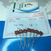 Johnson CBB film capacitor 100V224J5%P = 5MM foot pitch 0 22UF 100V with UL certification 220NF