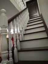 Solid wood staircase manufacturers custom solid wood pedals solid wood staircase Villa staircase Meister home
