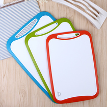 Music buckle antibacterial chopping board food grade PP plastic cutting board kitchen roll panel fruit chopping board knife board set
