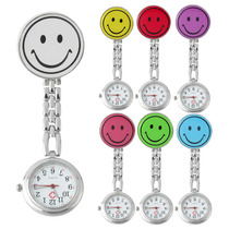 New Smile Face Nurse Fob Brooch Pendant Watch Portable Pocke