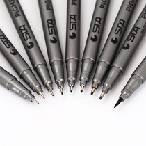 Creative Korea Student Stationery Sta Needle Tube Pen Comic Drawing Design Hook-line pen Pen Soft Head Pen